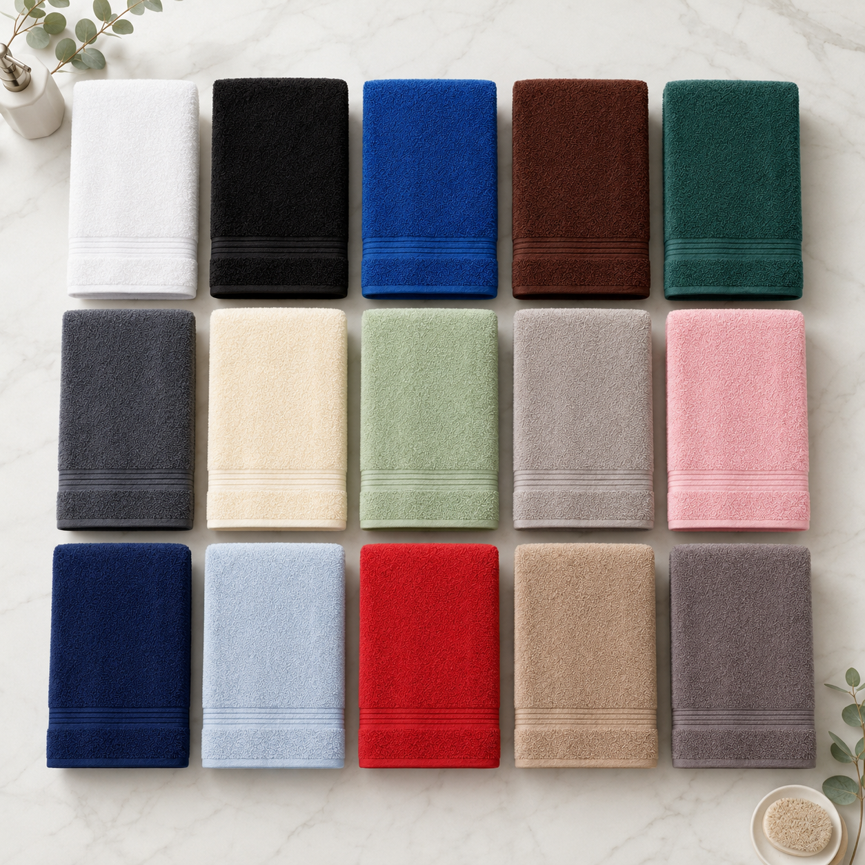 LUNA Bed Sheets Colour Swatches
