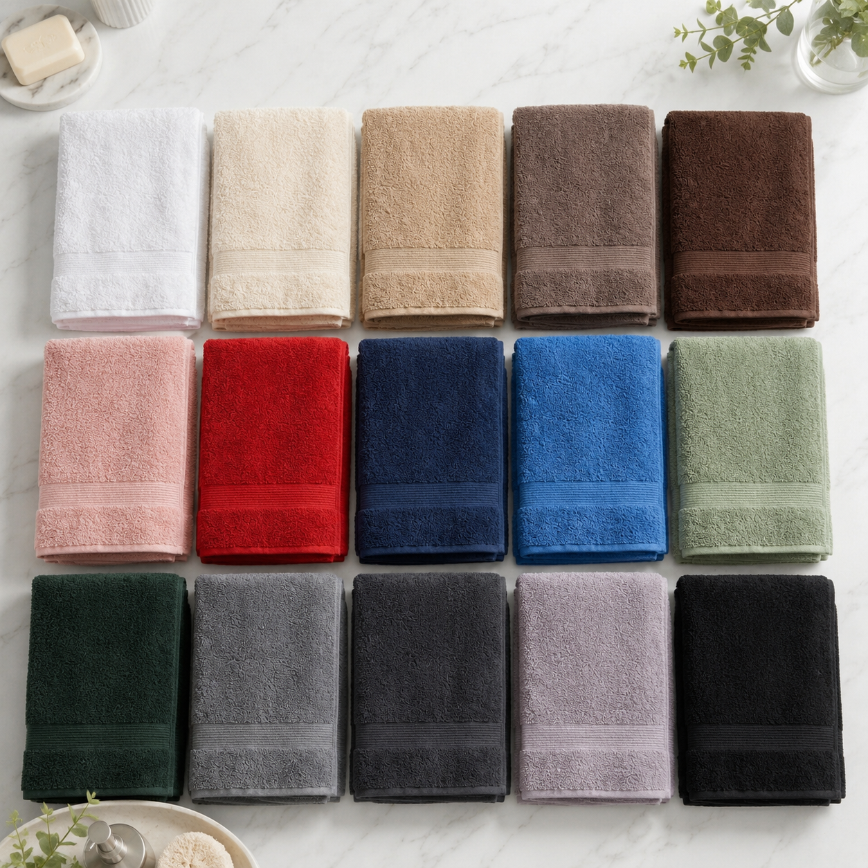 LUNA Bed Sheets Colour Swatches