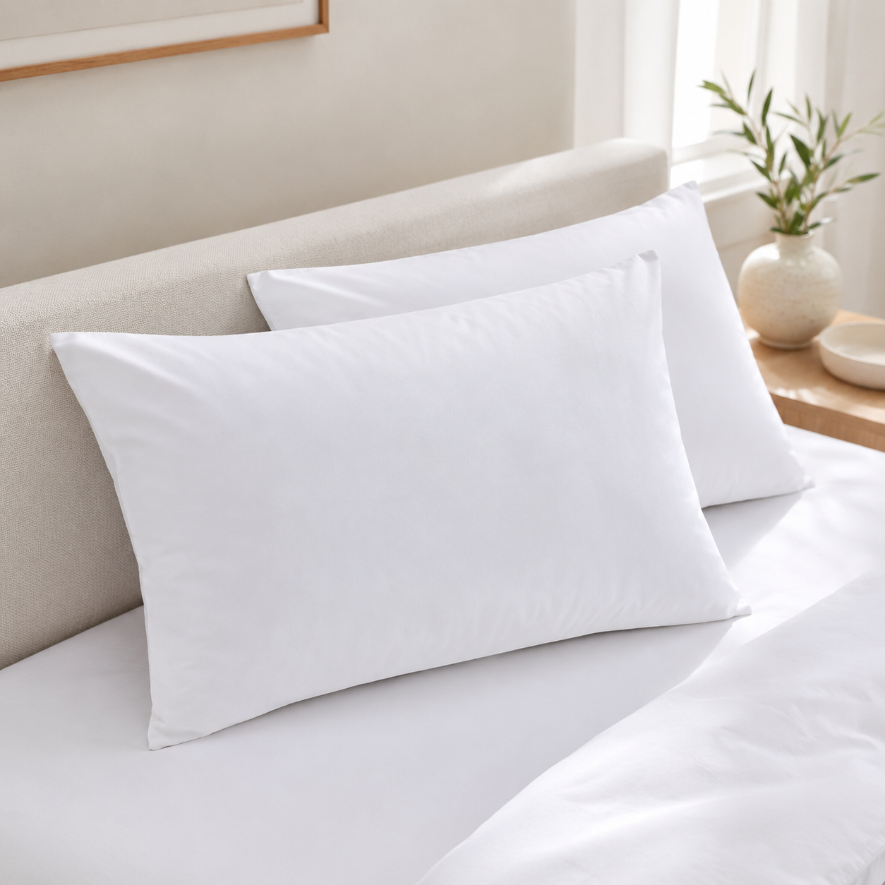LUNA Pillow Cases - Cream